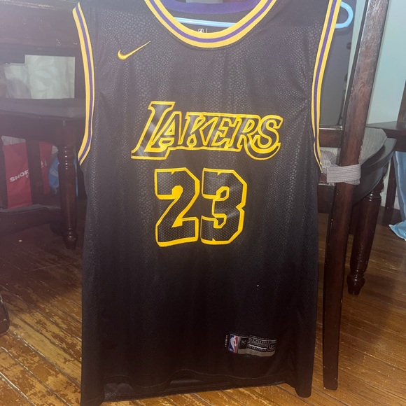 LAKERS BLACK MAMBA LEBRON JAMES JERSEY 100% Authentic & Licensed LIMITED EDITION - Picture 3 of 4
